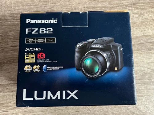+++ Panasonic LUMIX DMC-FZ62EG-K  16.1MP Digitalkamera - Schwarz +++