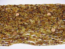 30 Strands 36" India Handmade Assorted Color Glass Beads Wholesale Bulk CT-44 