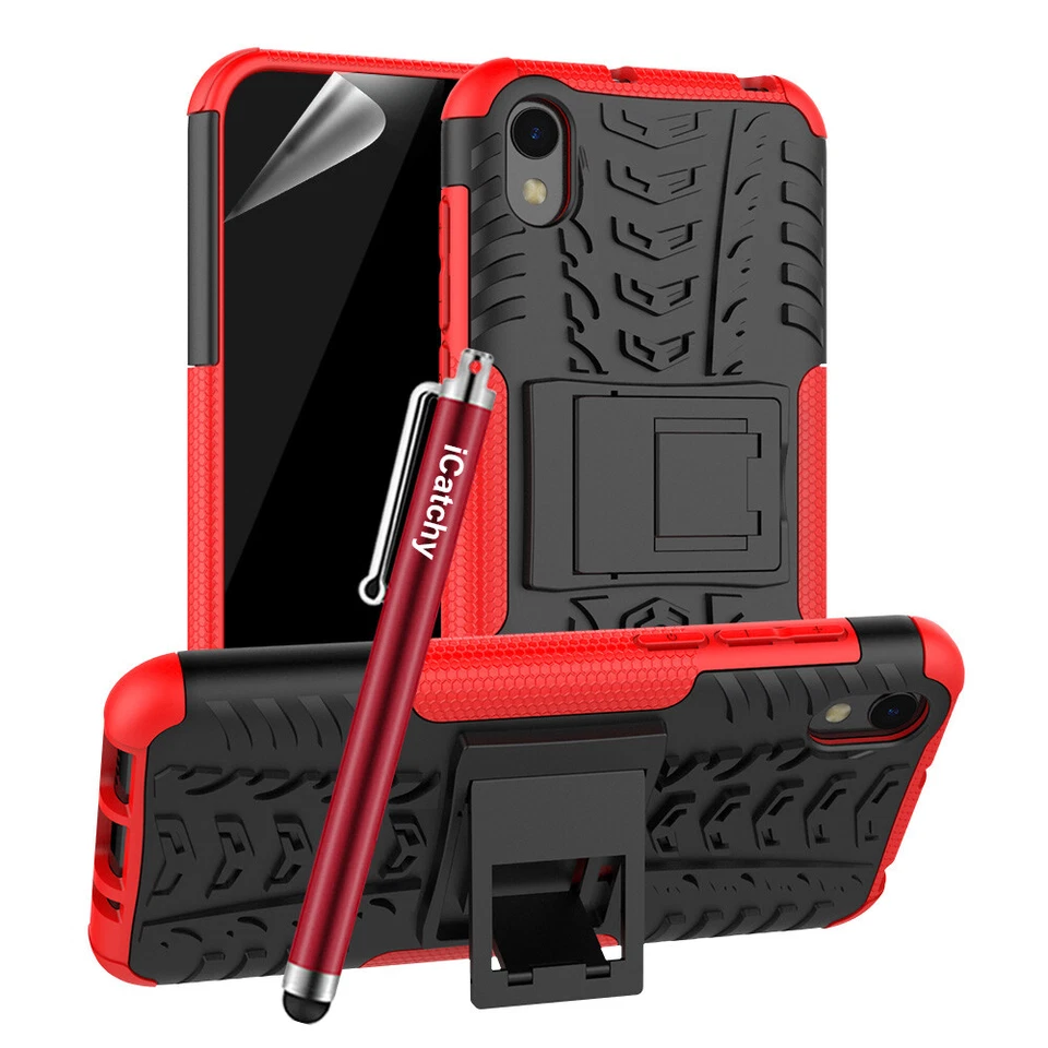 For Huawei Honor 8s case Hybrid Heavyduty Shockproof Armor Honor 8S Phone Cover - Image 3 of 4