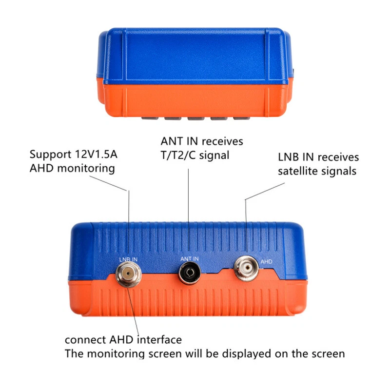 Sat Messgerät für DVB-S/S2, DVB-T/T2 & DVB-C Sat Finder mit 4,3" LCD Bildschirm - Bild 4 von 4