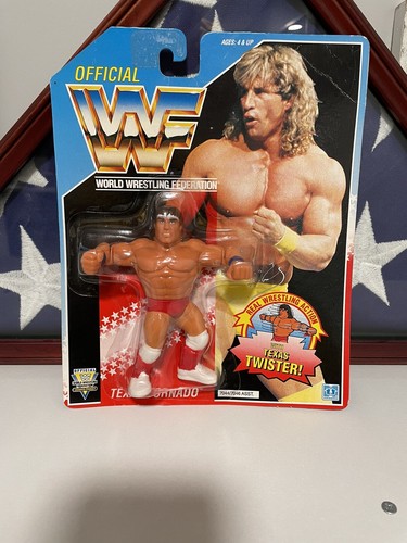 WWF WWE Hasbro MOC Texas Tornado...