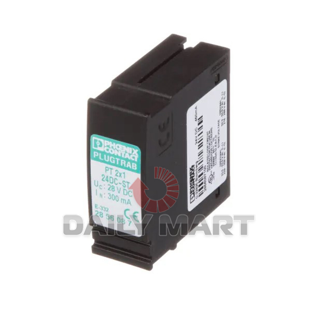 New In Box PHOENIX CONTACT PT 2X1-24DC-ST 2856087 Surge Protection Plug