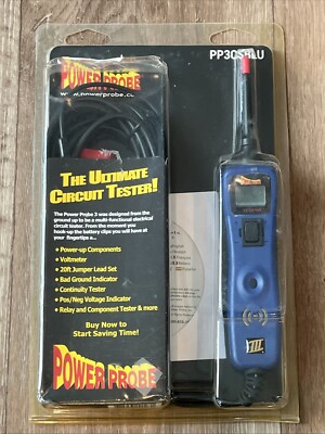Power Probe III Circuit Tester - PP3CS in Blue - Voltmeter New