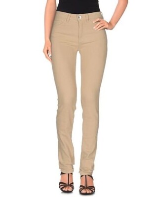 New With Tags Love Moschino Women s Beige Jeans Pants Size S/29IT