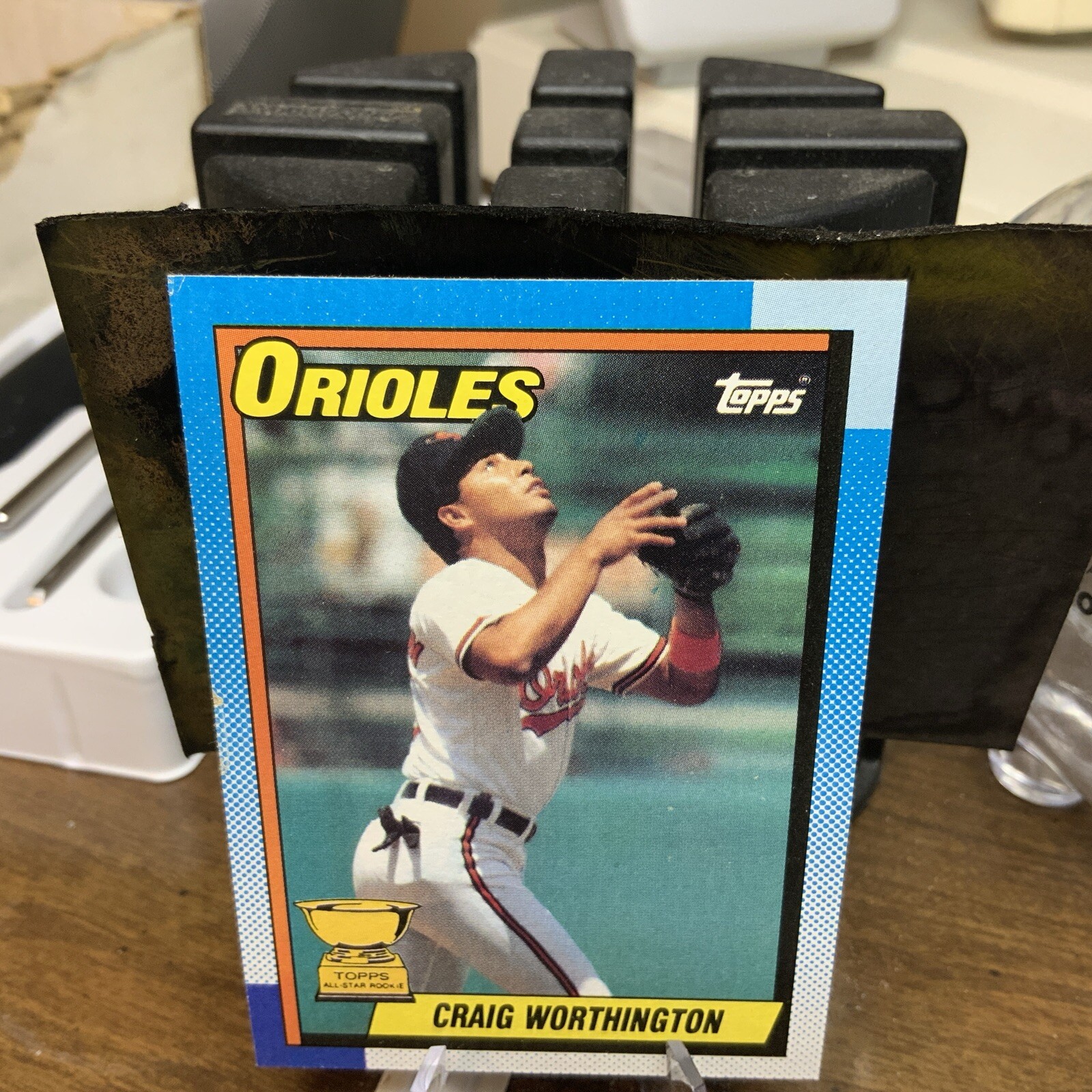 1990 Topps 521 Craig Worthington Baltimore Orioles MLB Baseball Card