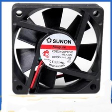 SUNON KDE2406PHV2 6015 24V 1.3W 6cm Cooling Fan