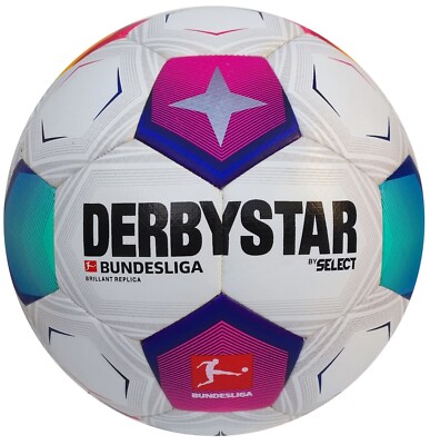 Derbystar Bundesliga Brillant V23 Training Replika Fußball Erwachsene Gr.5 FIFA