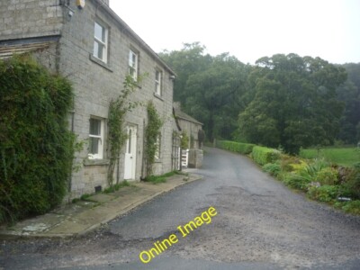Photo 6x4 Houses in Wath Pateley Bridge The rain is visibly pouring here  c2009