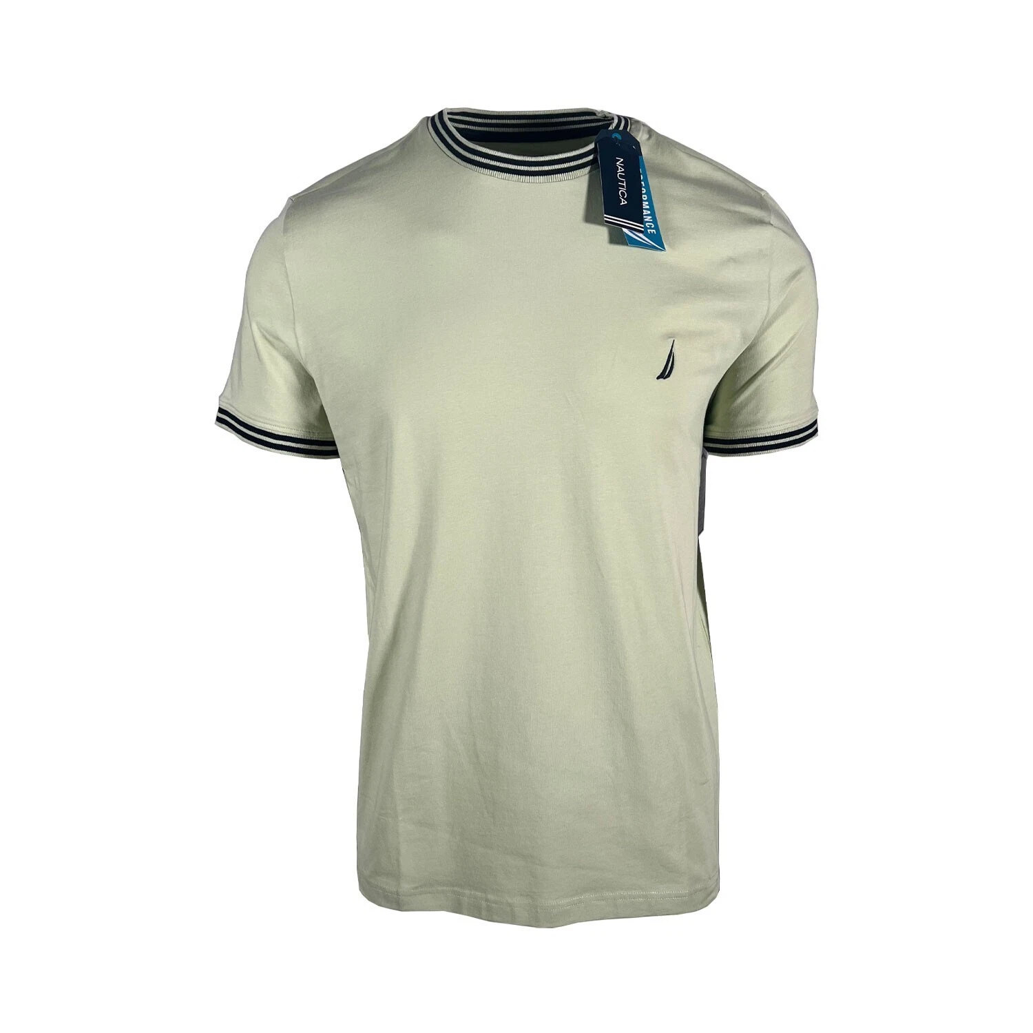 Nautica Men's T-Shirt Performance Short Sleeve Sea Green (S16) + Sea Blue (S17) - product detail image 2