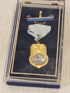 1940s 50s Manchester New Hampshire Fireman Police Gallantry Medal L@@K!!!