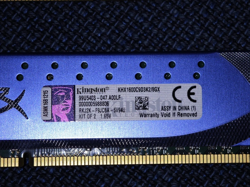 Kingston HyperX Genesis 8GB (2x4GB) DDR3 KHX1600C9D3K2/8GX KIT OF 2 1.65V #R1789 - Bild 2 von 2