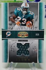 2007 Donruss Gridiron Gear - PlayBook Ronnie Brown #PB-24 X's Jerseys /250 (MEM)