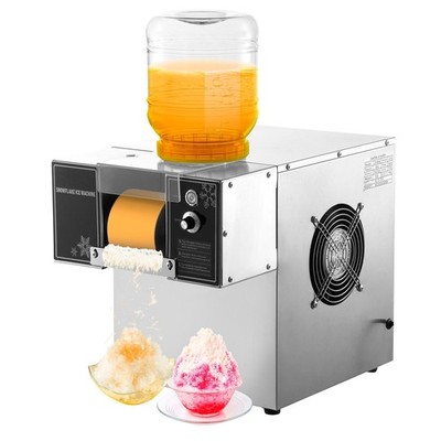Commercial Snowflake Ice Machine 133LBS/24H Ice Shaver Snow Cone Slushy Machine