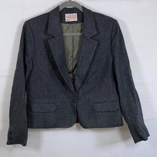 Women's Pendleton Blazer Virgin Wool Gray sz. 12