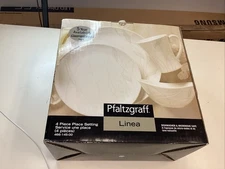 Platzgraff Linea Plate Set Place Setting Dishware White Bowl Mug New In Box