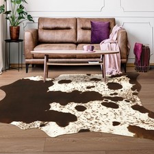 Cowhide Rug Cow Print Rugs for Bedroom Living Room Western Home Decor Cow Hide A
