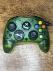 Original Xbox Controller Wired Halo Green S-Type Clear Genuine OEM Tested READ