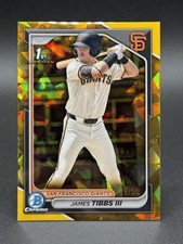 James Tibbs III 2024 Bowman Draft Sapphire Chrome Gold /50