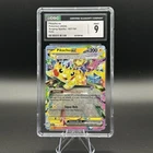 Pokemon Pikachu ex 057/191 Sv08 Surging Sparks Double Rare Holo CGC 9