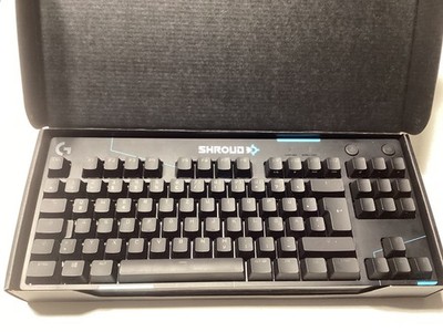 Logitech G PRO Mechanische Gaming-Tastatur, Tenkeyless, RGB, SHROUD