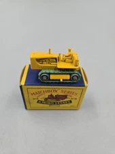 Vintage Matchbox Lesney #8 Caterpillar Tractor With Metal Wheels With The...