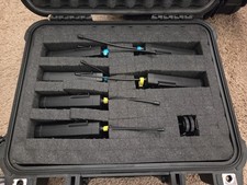 Comica CVM-WM100 UHF Wireless Mics, 8 mics, 4 recievers in custom molded cases