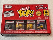 Funko Bitty Pop de Los Simpson Scratchy! Paquete de 4 minifiguras Chief Wiggum Chase