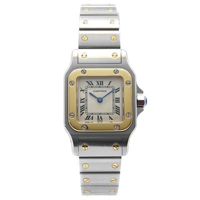 Cartier Watch Santos Galbee W20012C4 - Inventory 8918 24mm x 35mm