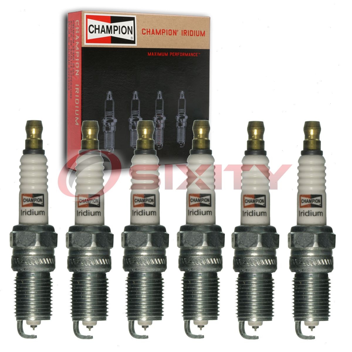 6 pc Champion Iridium Spark Plugs for 1996-2001 Oldsmobile Bravada 4.3L V6 mc