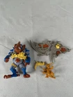 Vintage Teenage Mutant Ninja Turtles Wingnut & Screwloose Figure Complete 1990