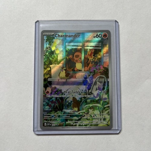 Scarlet & Violet Charmander Full Art Holo 044 Exclusive Promo Card