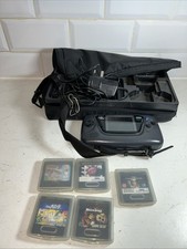 SEGA Game Gear Handheld Console,  Plus 6 Games, Case Power Cable Bundle