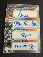 2025 Leaf Vivid Colorful Quads Macintyre Smith Montgomery Zollers 1/3 Auto CQ-4
