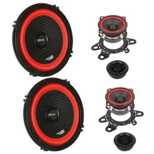 Cerwin-Vega V6525C - 6.5" 3-Way Component Speakers 6.5, 2.5, 1" 120Wrms/360Wmax