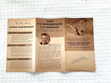 Vintage 1941, Promo Brochure. GENERAL ELECTRIC KITCHEN APPLIANCES. w/ PHOTOS!