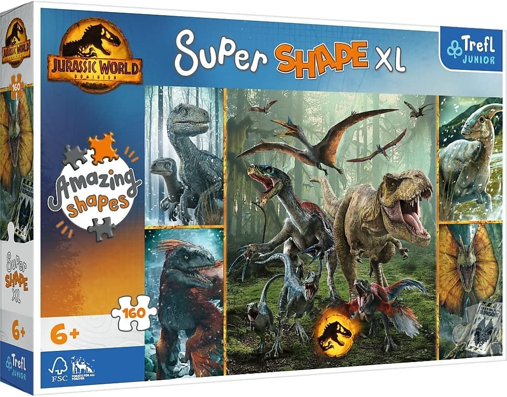 Puzzle Jurassic World Dominion : dinosaures XL 100 pièces pour enfants