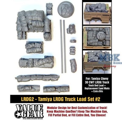 VALUE GEAR VLGLRDG2 LRDG Truck Load (Tamiya) Set #2