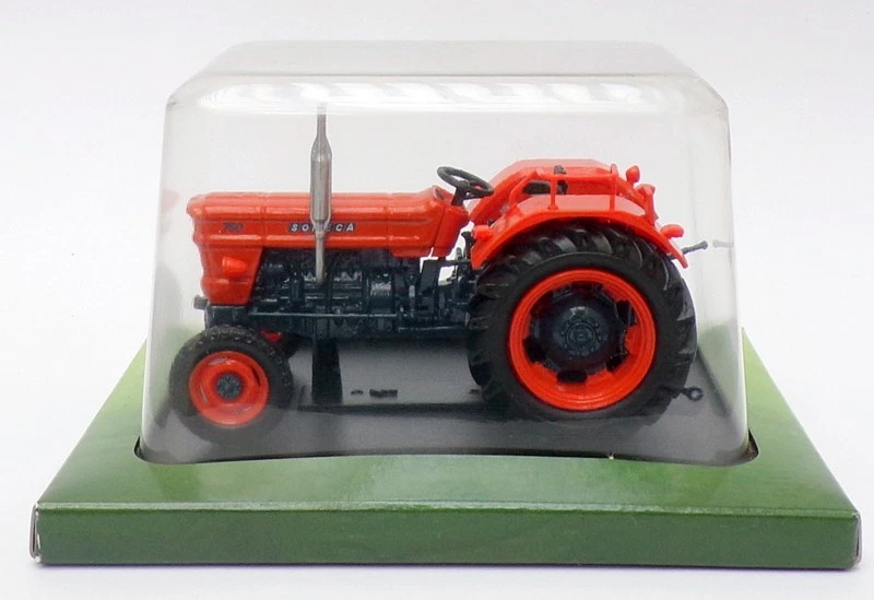 Hachette 1/43 Scale Model Tractor HT070 - 1974 Someca 750 - Orange - Image 3 of 3