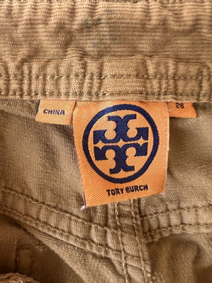 Tory Burch Pantalones Clásicos Bootcut Amarillo Mostaza Pana Mujer’s 26 27x34 Bord Foto 2 de 4