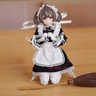 1/12 Female Maid Suit Dress for 6'' Figma SHF Action Figure Body (No Figure)