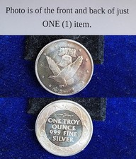 Flying Eagle And Liberty Bell 1 Troy Oz .999 Silver Round 95.00 per troy oz