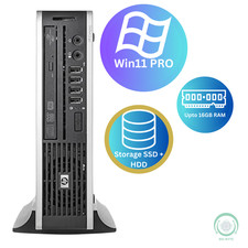 Configurable HP Compaq USFF PC | Win 11 | Up to i5  | 16 GB | 500 GB SSD | Wi-Fi