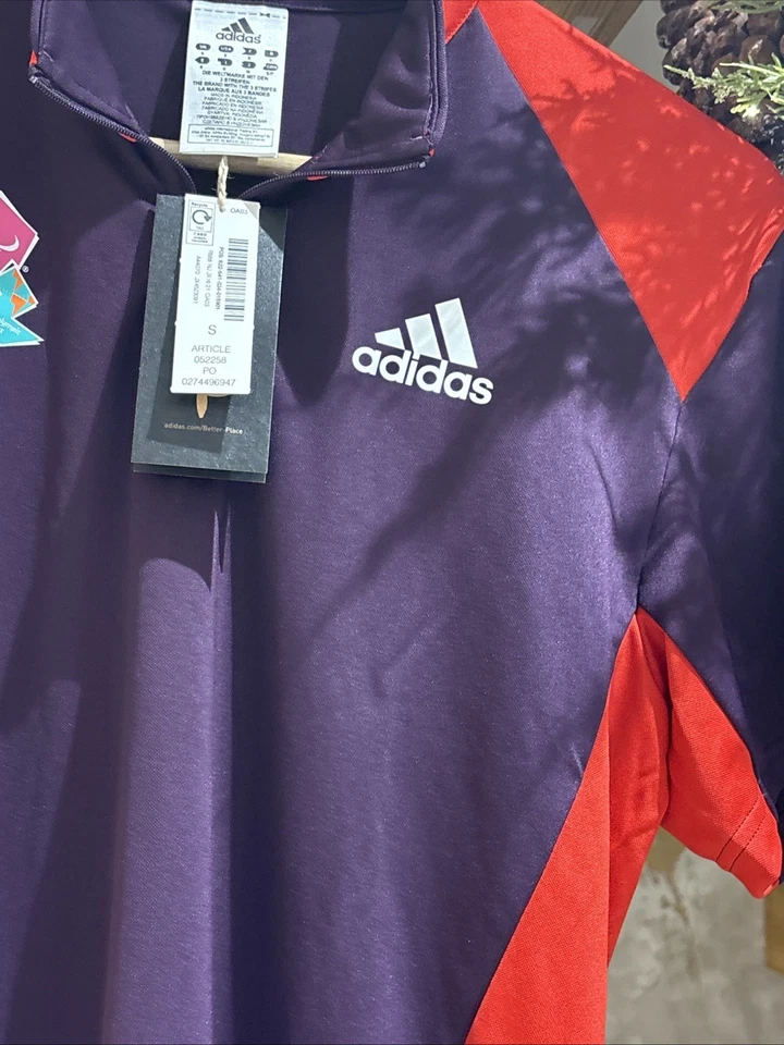 Olympic 2012 London Adidas Polo Shirt Size Small Short Sleeves Rare new  - Image 3 of 4