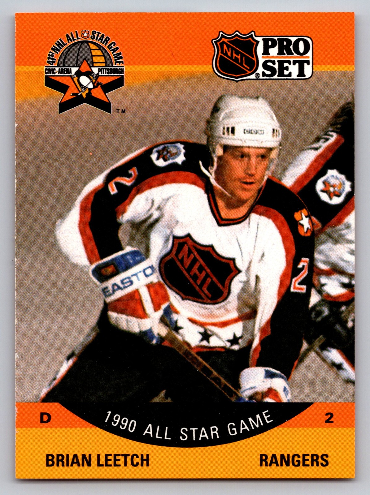 1990-91 Pro Set #373 Brian Leetch