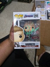 Autograph Funko Pop! Hawkeye - 466 Signed By Jeremy Renner JSA COA