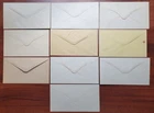 LOT of TEN Patriotic Civil War Postal Covers Mint Unused Flags Slogans