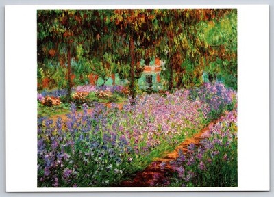 Art Postcard Jardin de l'Artiste à Giverny Painting by Claude Monet France