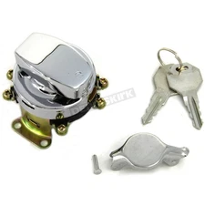 V-Twin Manufacturing Flat Key Ignition Switch w/6 Posts - 32-0419