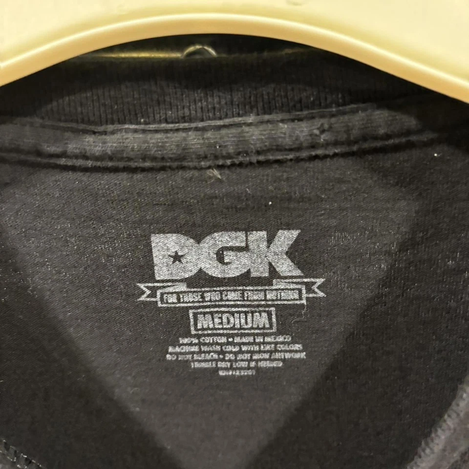 Мужская черная футболка DGK - Изображение 2 из 3