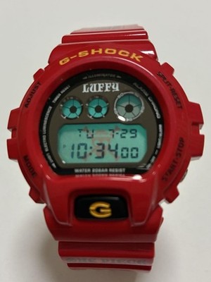Casio G-SHOCK DW6900FS One Piece Collaboration Luffy Red Limited